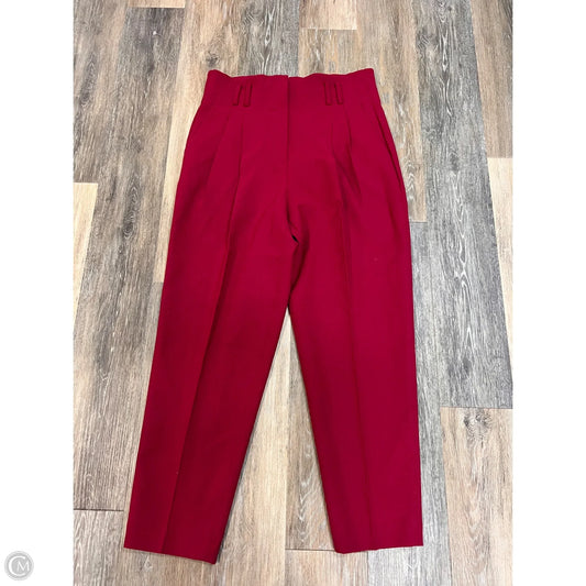 Pants Designer By Lafayette 148 In Red, Size: 12