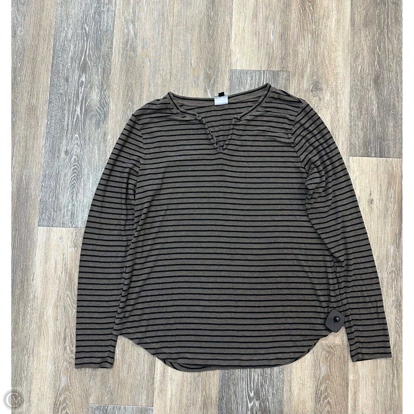 Top Long Sleeve By Cabi In Brown, Size: L
