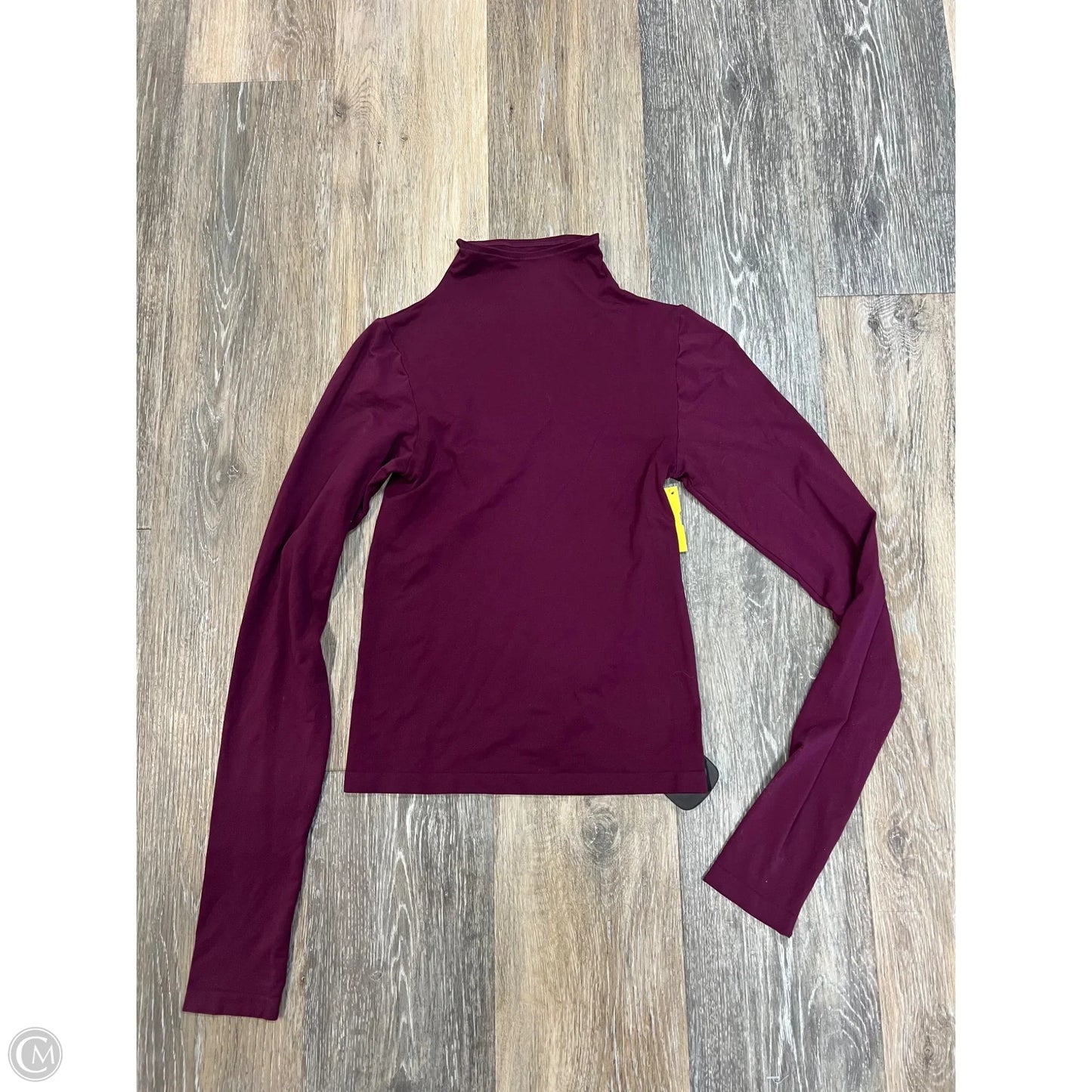 Top Long Sleeve By Skims In Purple, Size: S