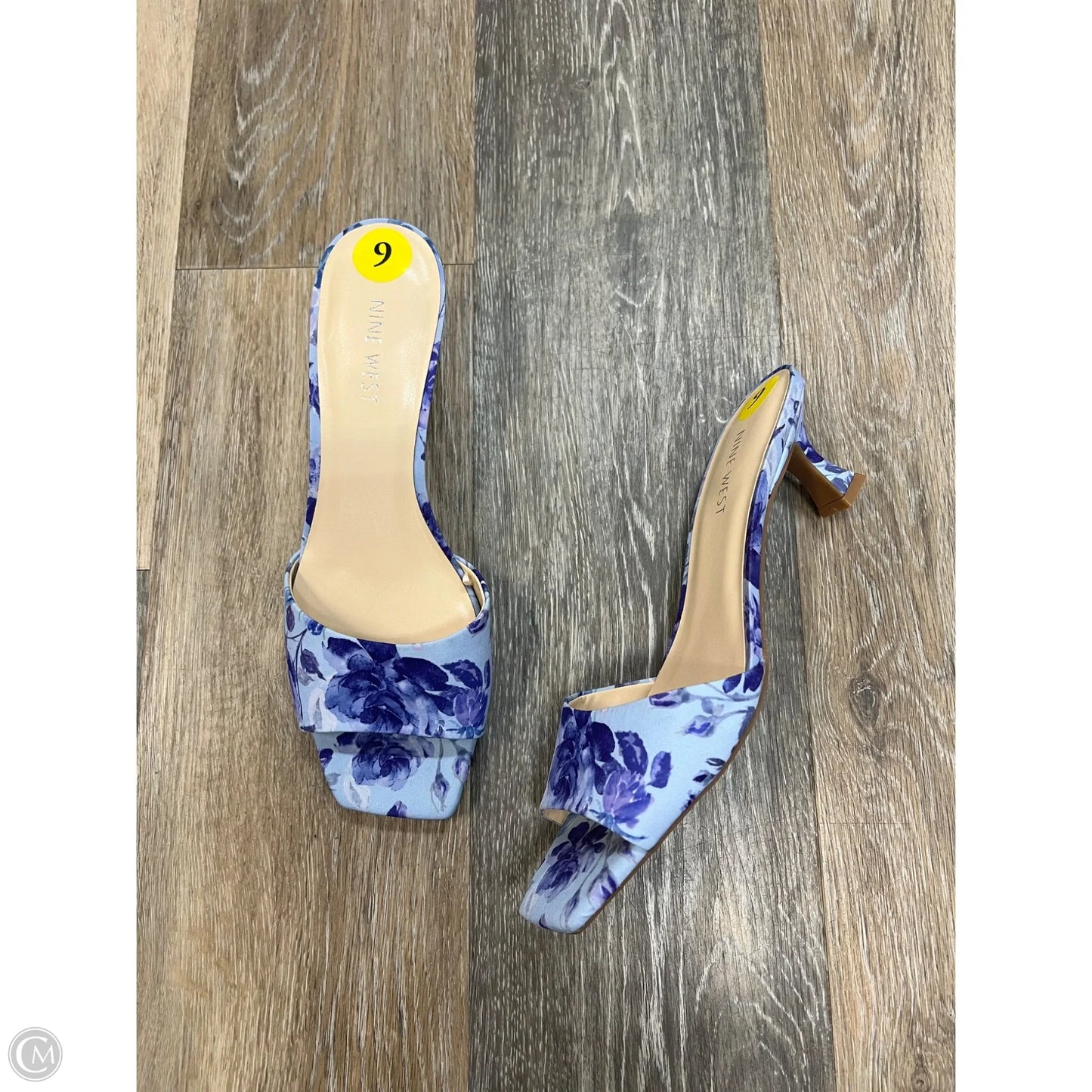 Shoes Heels Kitten By Nine West In Purple, Size: 9