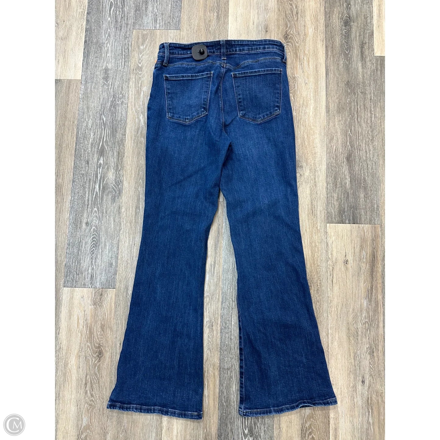 Jeans Flared By Kut In Blue Denim, Size: 10