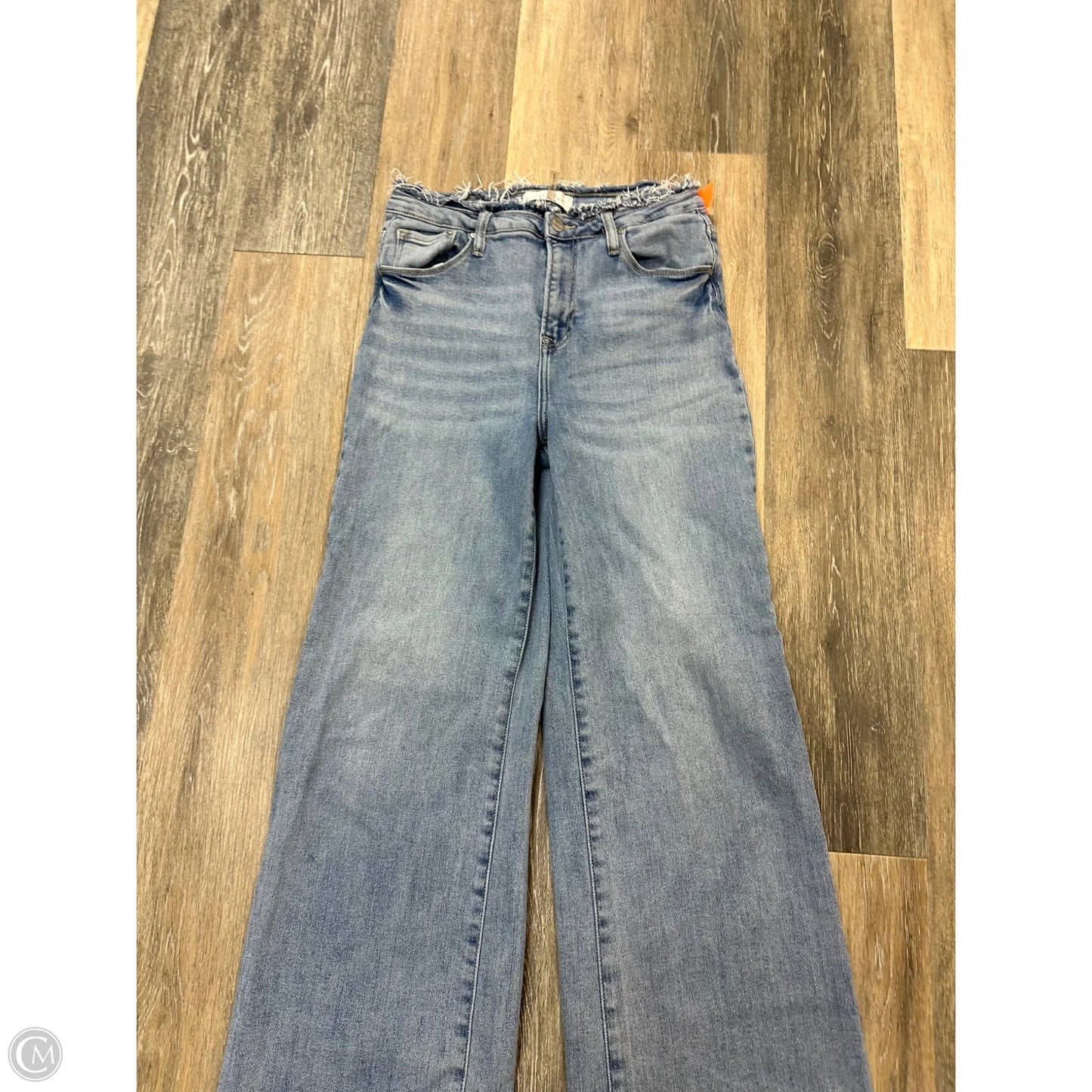 Jeans Wide Leg By Risen In Blue Denim, Size: 8
