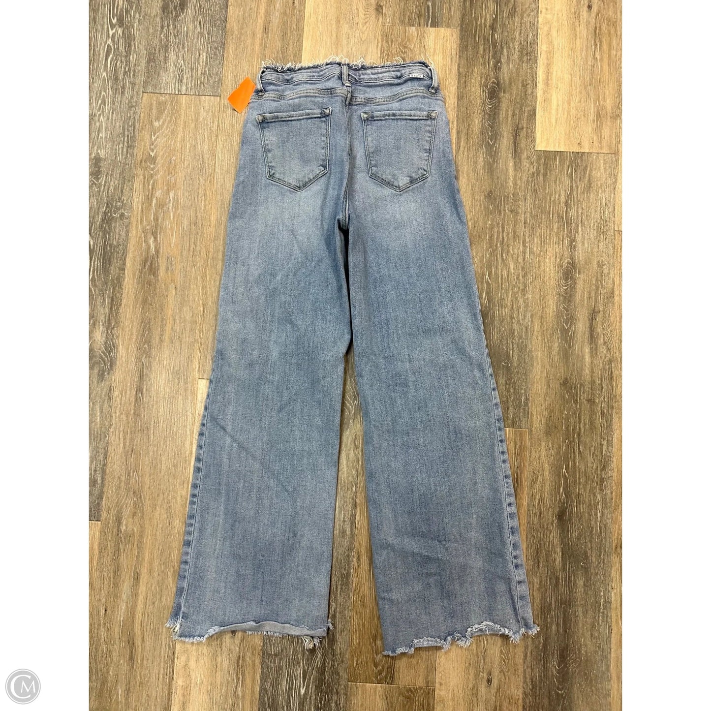 Jeans Wide Leg By Risen In Blue Denim, Size: 8