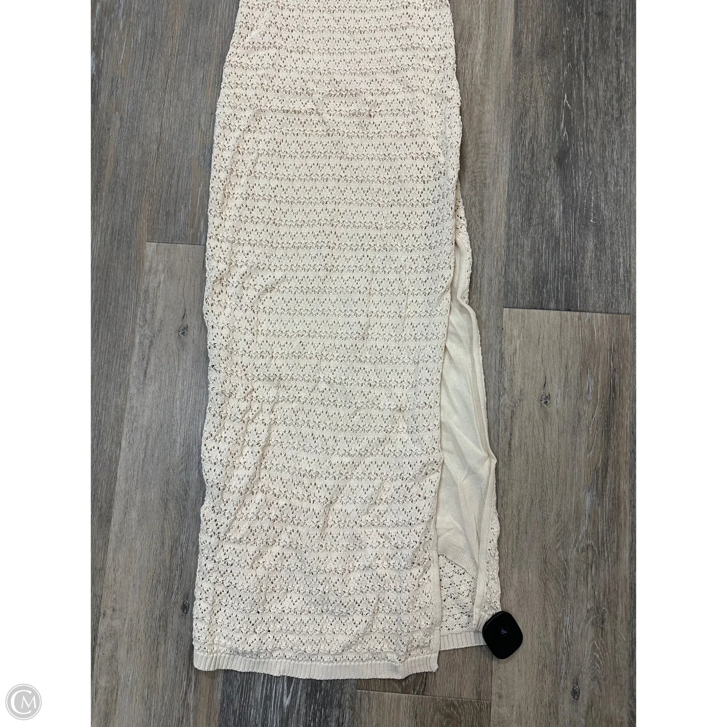 Dress Casual Maxi By Emprada In Cream, Size: L