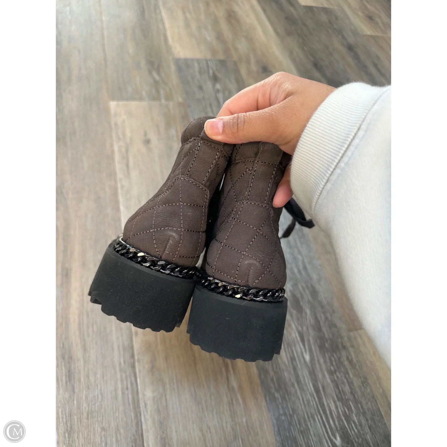 Boots Combat By Vince Camuto In Brown, Size: 6.5