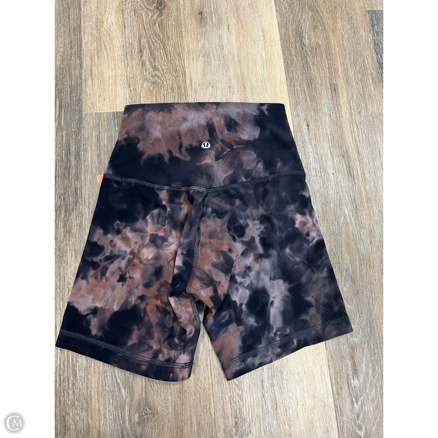 Athletic Shorts By Lululemon In Tie Dye Print, Size: 2