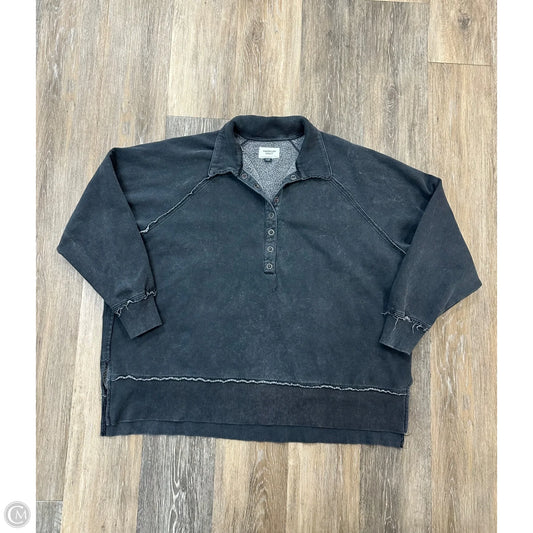 Sweatshirt Collar By American Eagle In Grey, Size: S