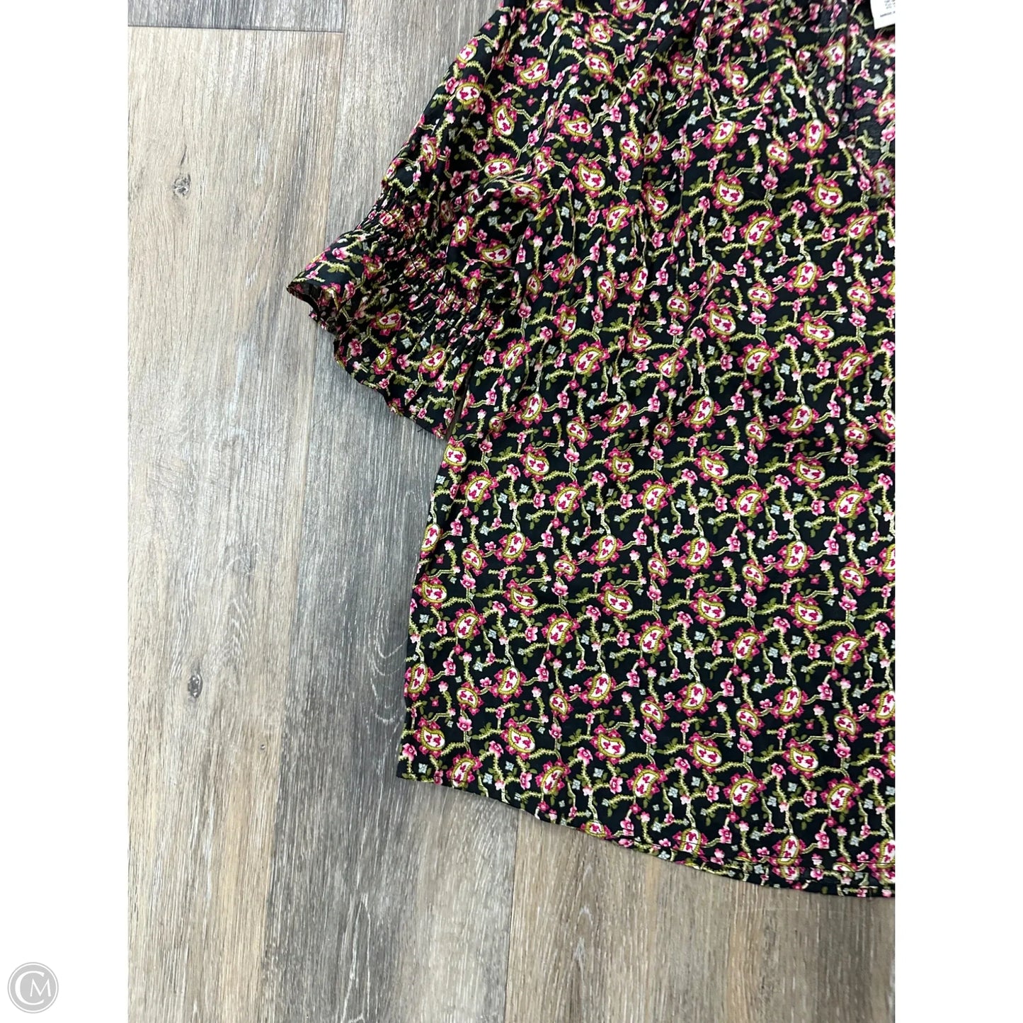 Top Short Sleeve By Rachel Zoe In Floral Print, Size: M