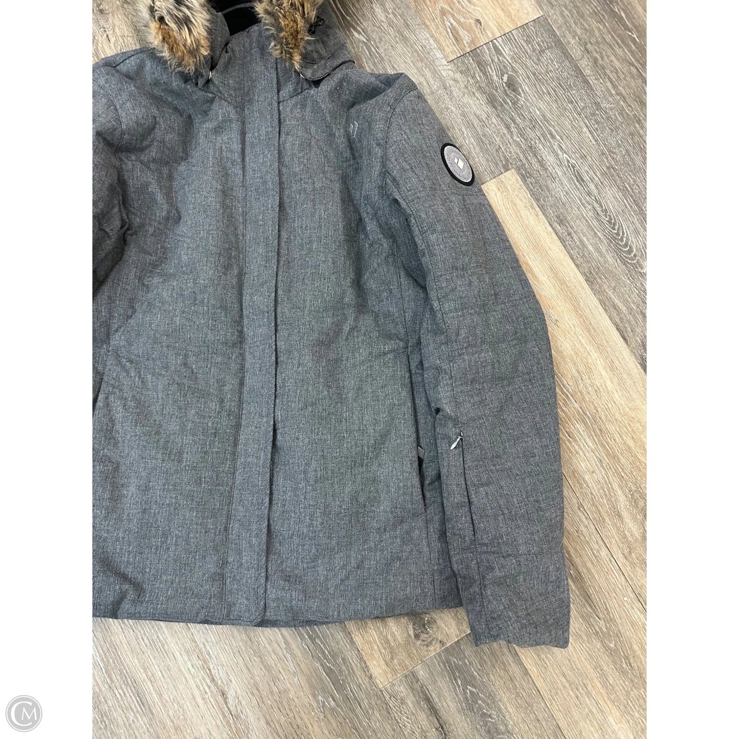 Coat Puffer & Quilted By Obermeyer In Grey, Size: 12
