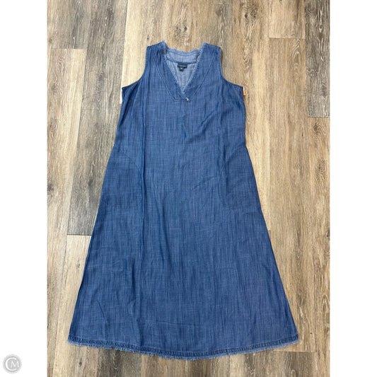 Dress Casual Maxi By J. Jill In Blue Denim, Size: S