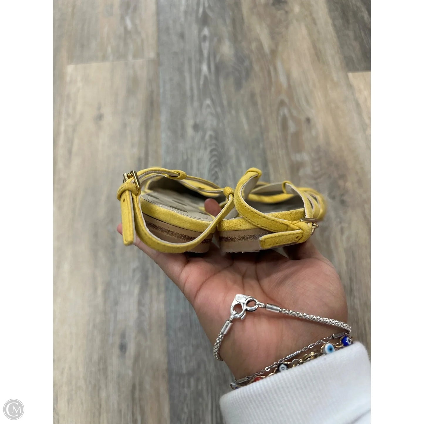 Sandals Flats By Boden In Yellow, Size: 7.5