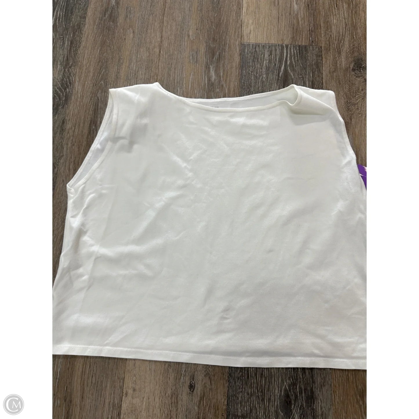 Tank Top By Eileen Fisher In White, Size: S
