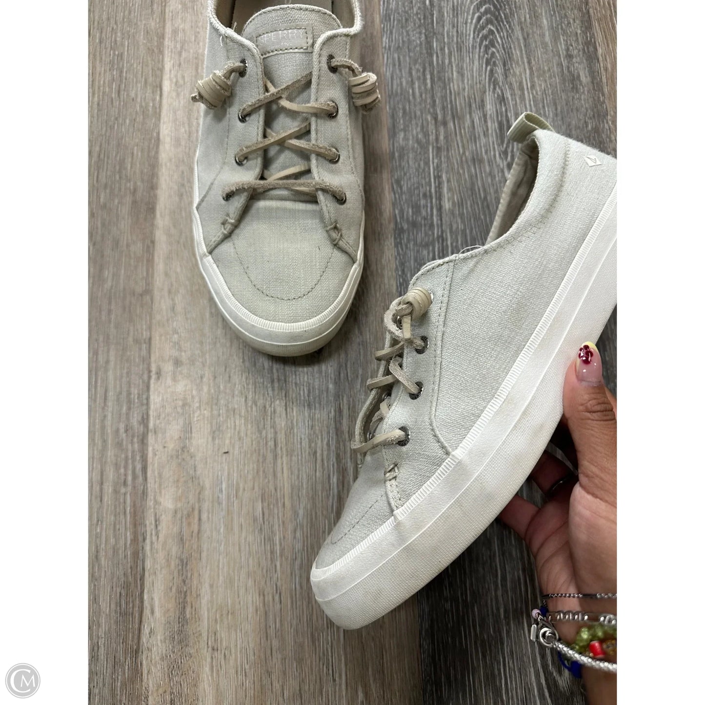 Shoes Flats By Sperry In Cream, Size: 11