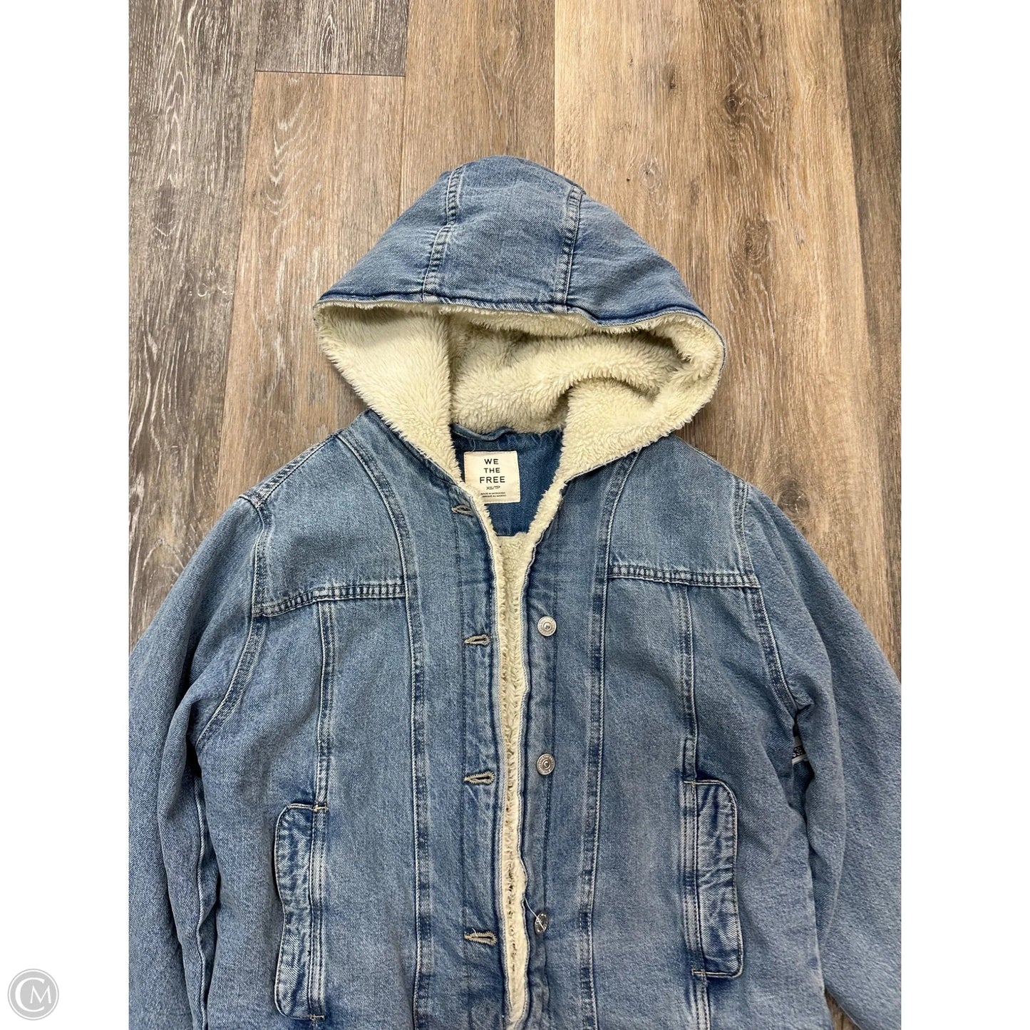 Jacket Other By We The Free In Blue Denim, Size: Xs