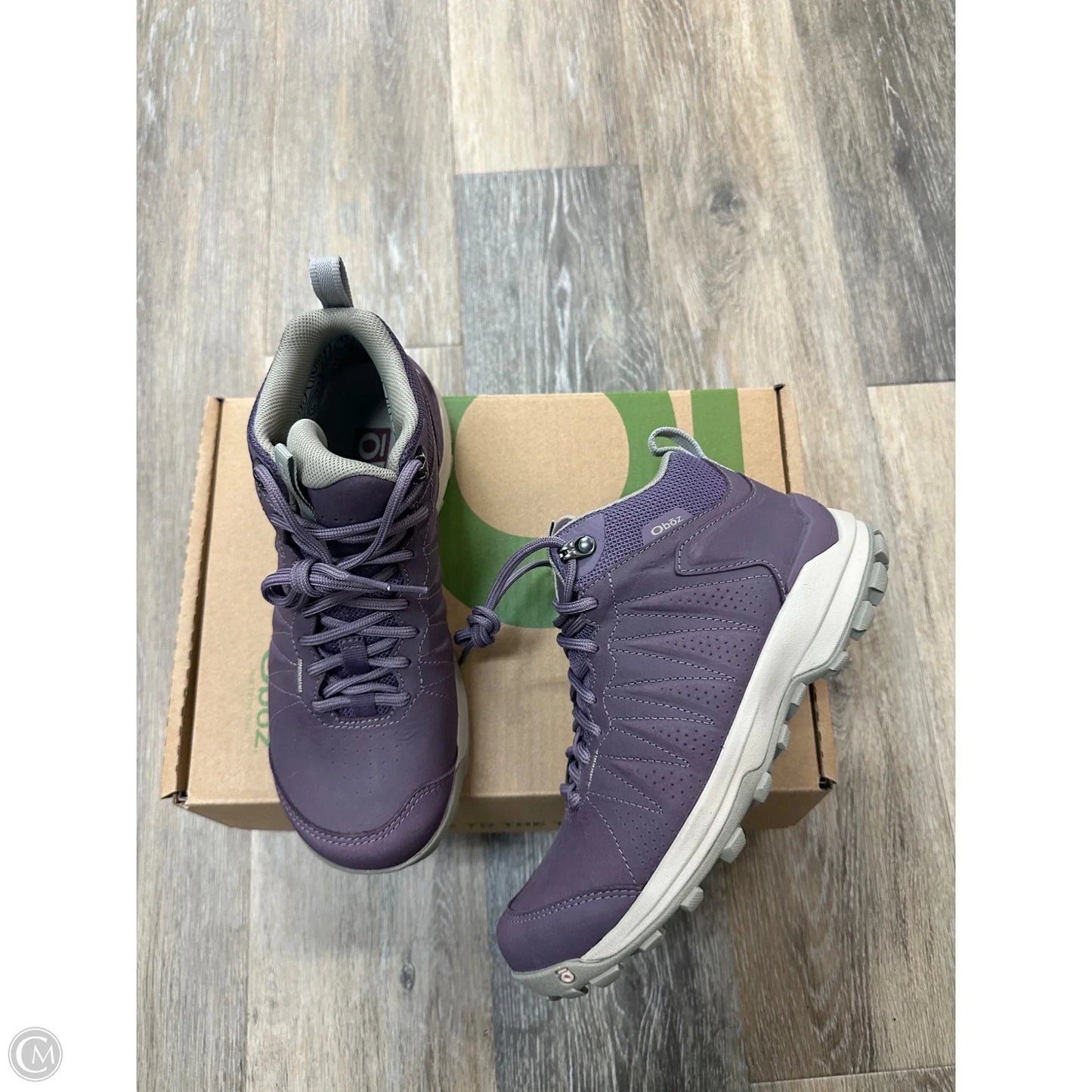 Boots Hiking By Oboz In Purple, Size: 7