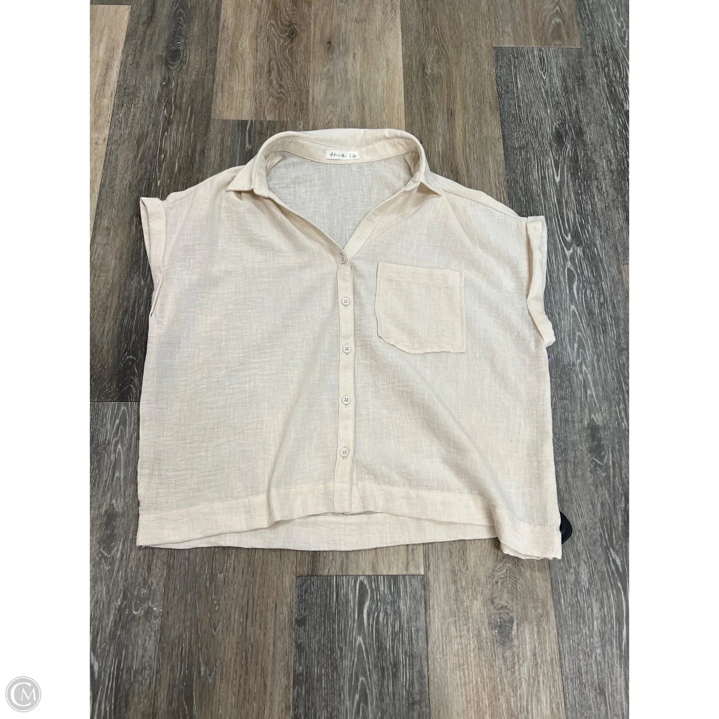 -Shorts Set By Active Usa In Cream, Size: L