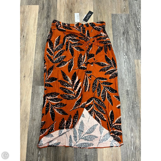 Skirt Maxi By Joseph Ribkoff In Orange, Size: 14