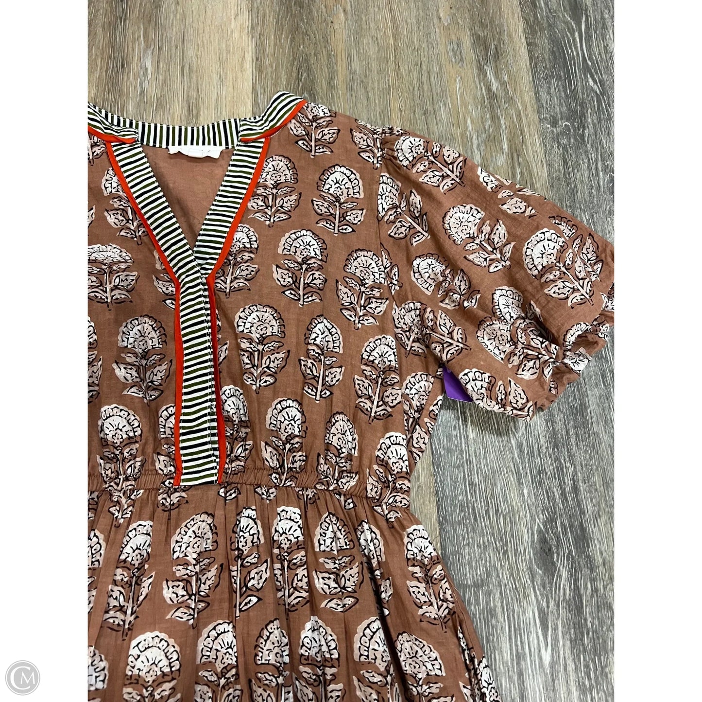 -Dress Casual Maxi By Thml In Brown, Size: S