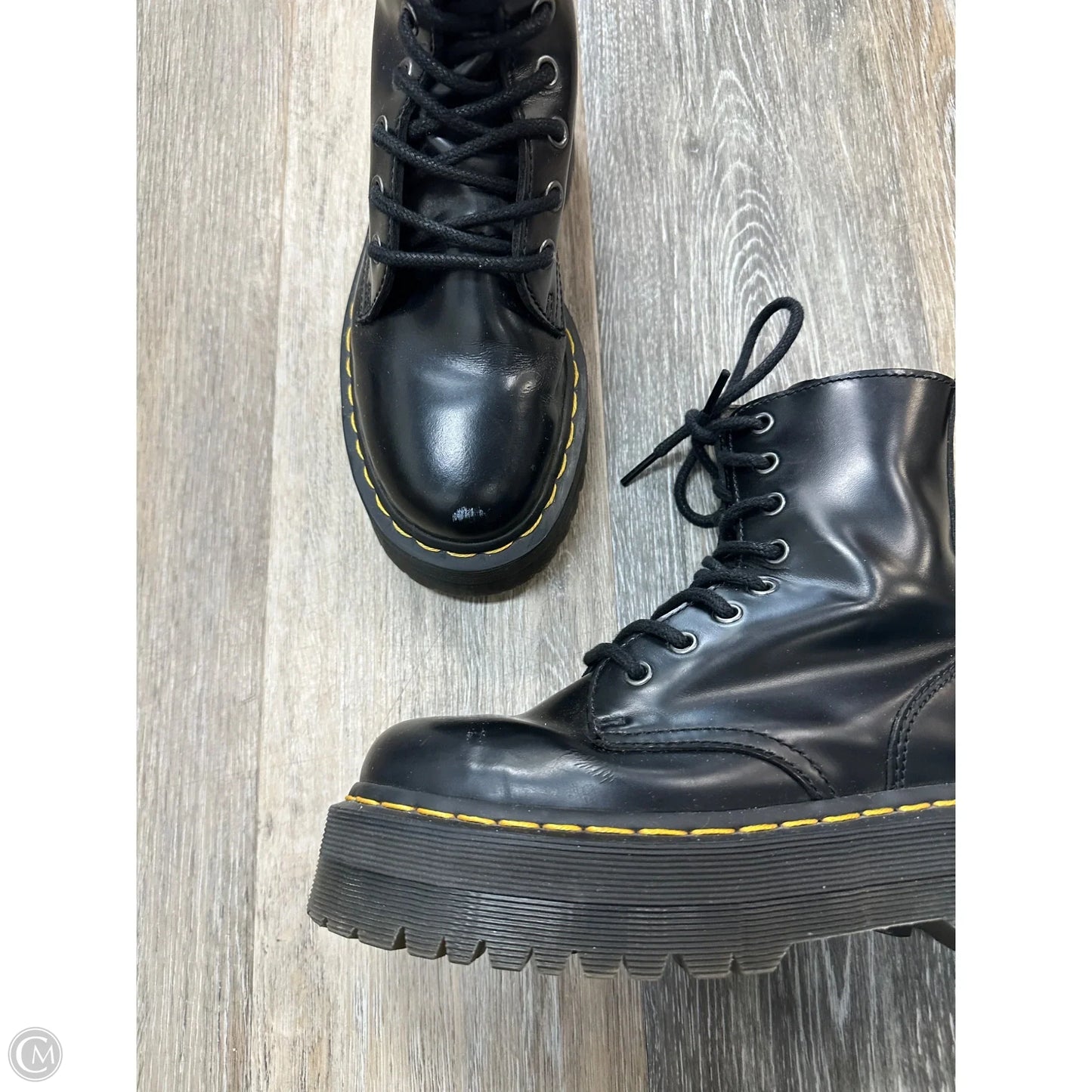 Boots Combat By Dr Martens In Black, Size: 6