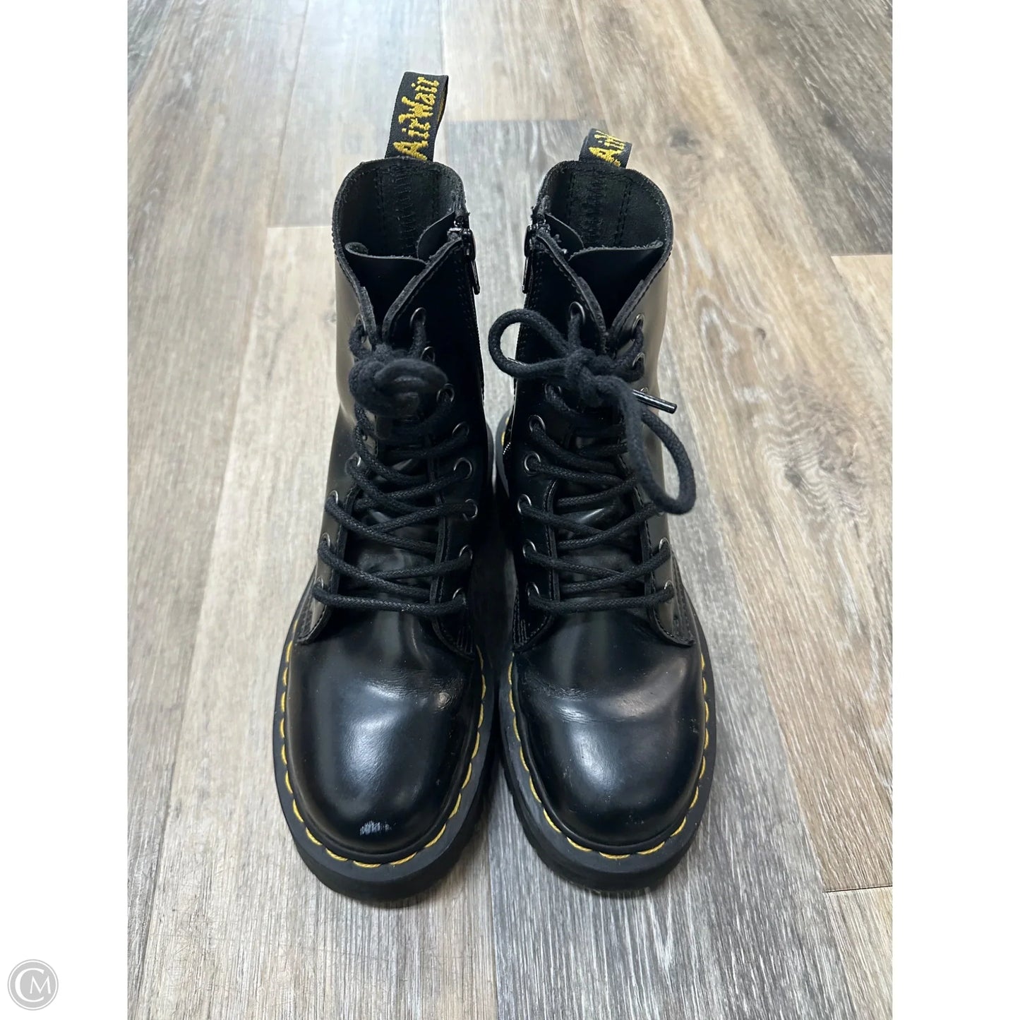 Boots Combat By Dr Martens In Black, Size: 6