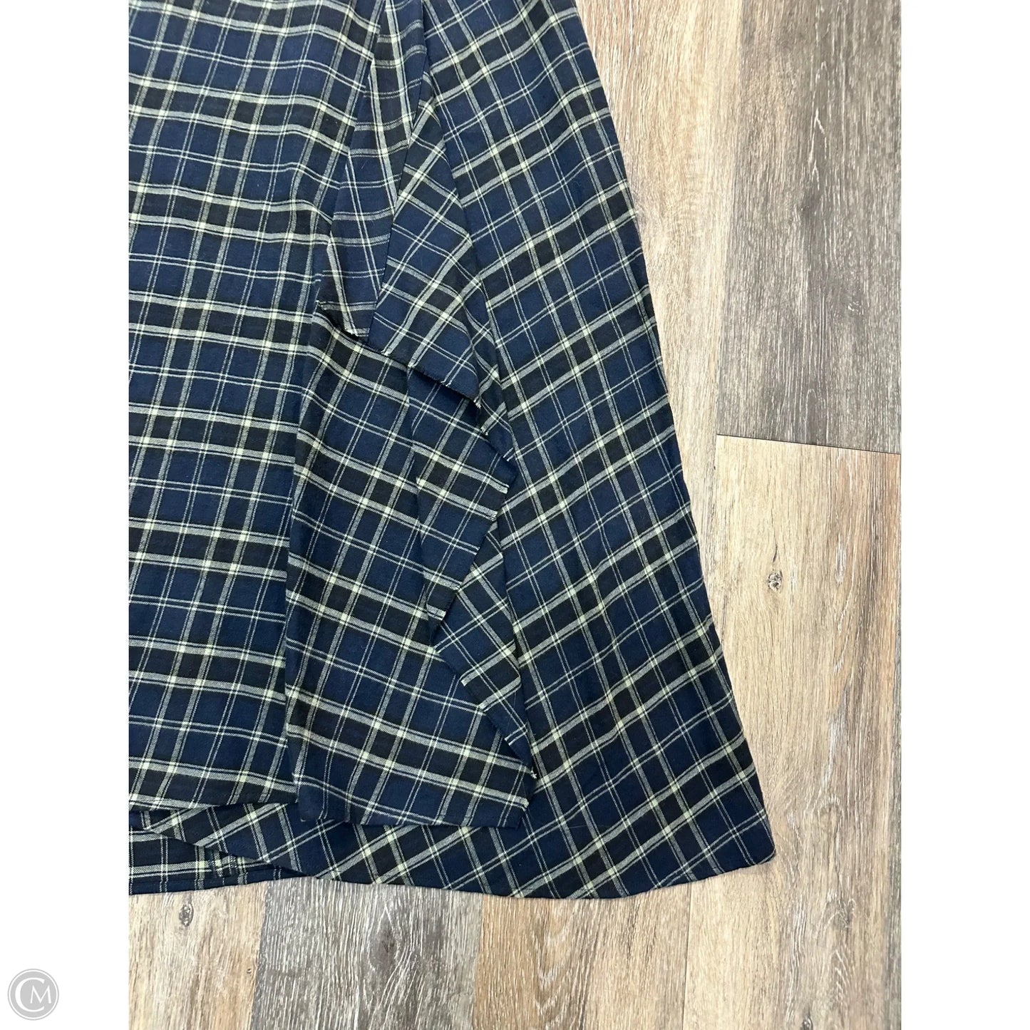 Skirt Midi By Vince In Checkered Pattern, Size: 12