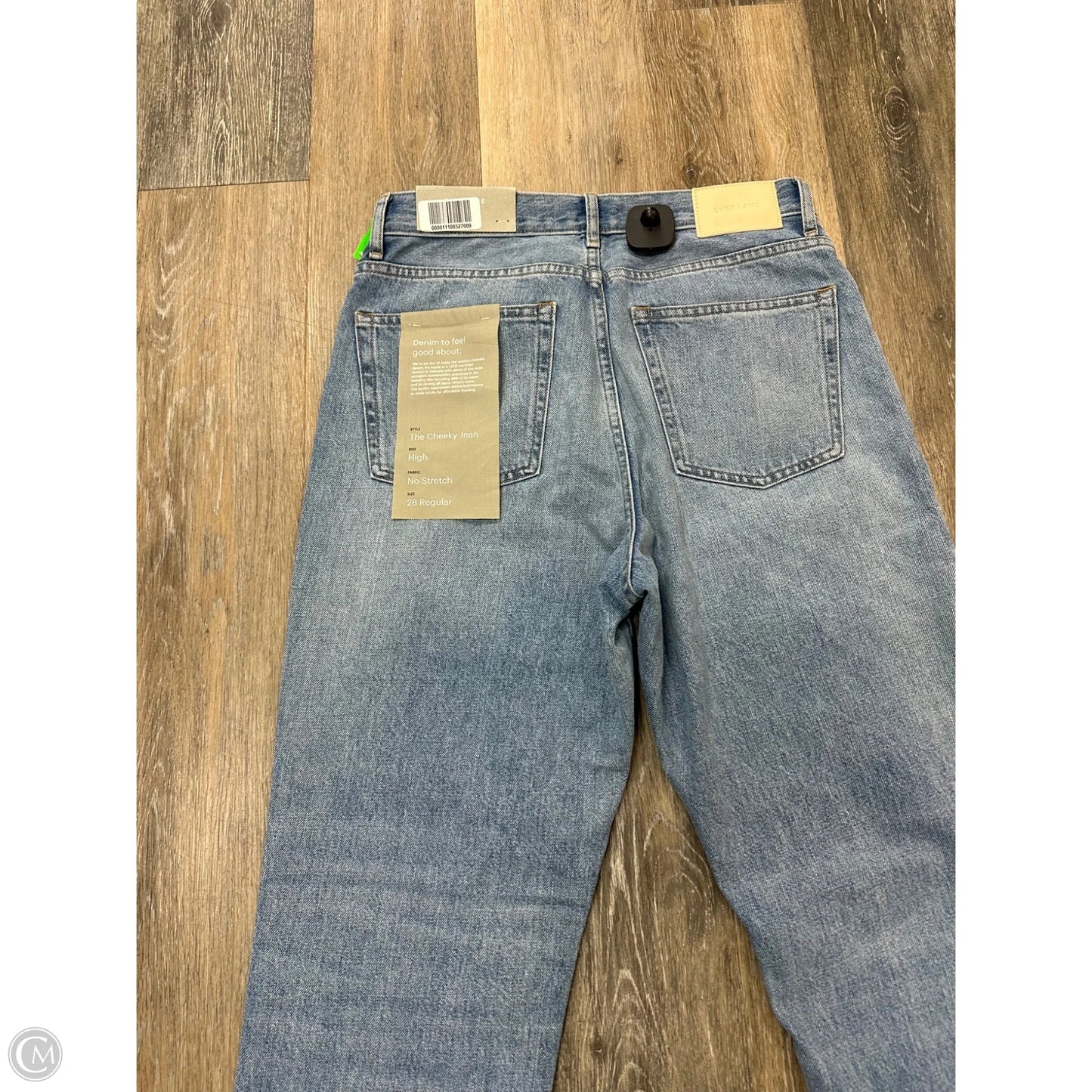 Jeans Straight By Everlane In Blue Denim, Size: 6