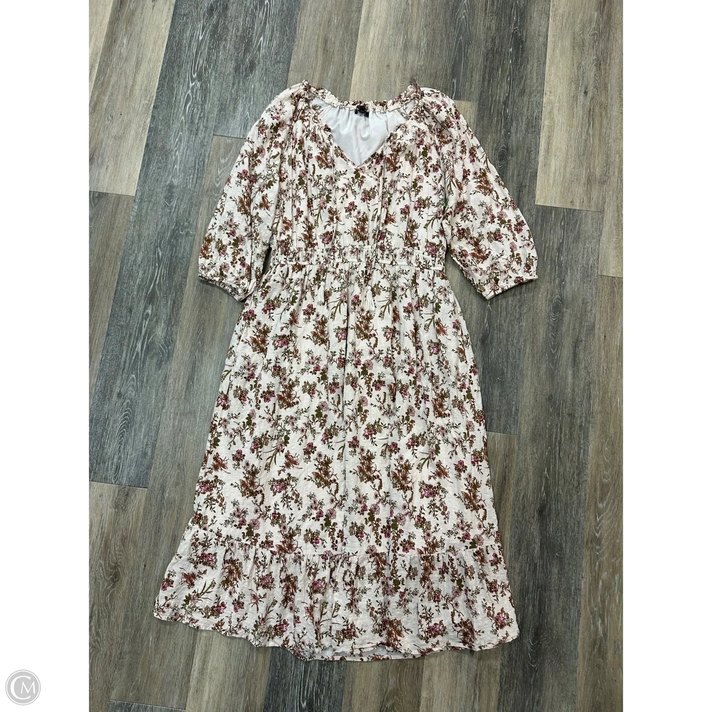 Dress Designer By Frye In Floral Print, Size: L