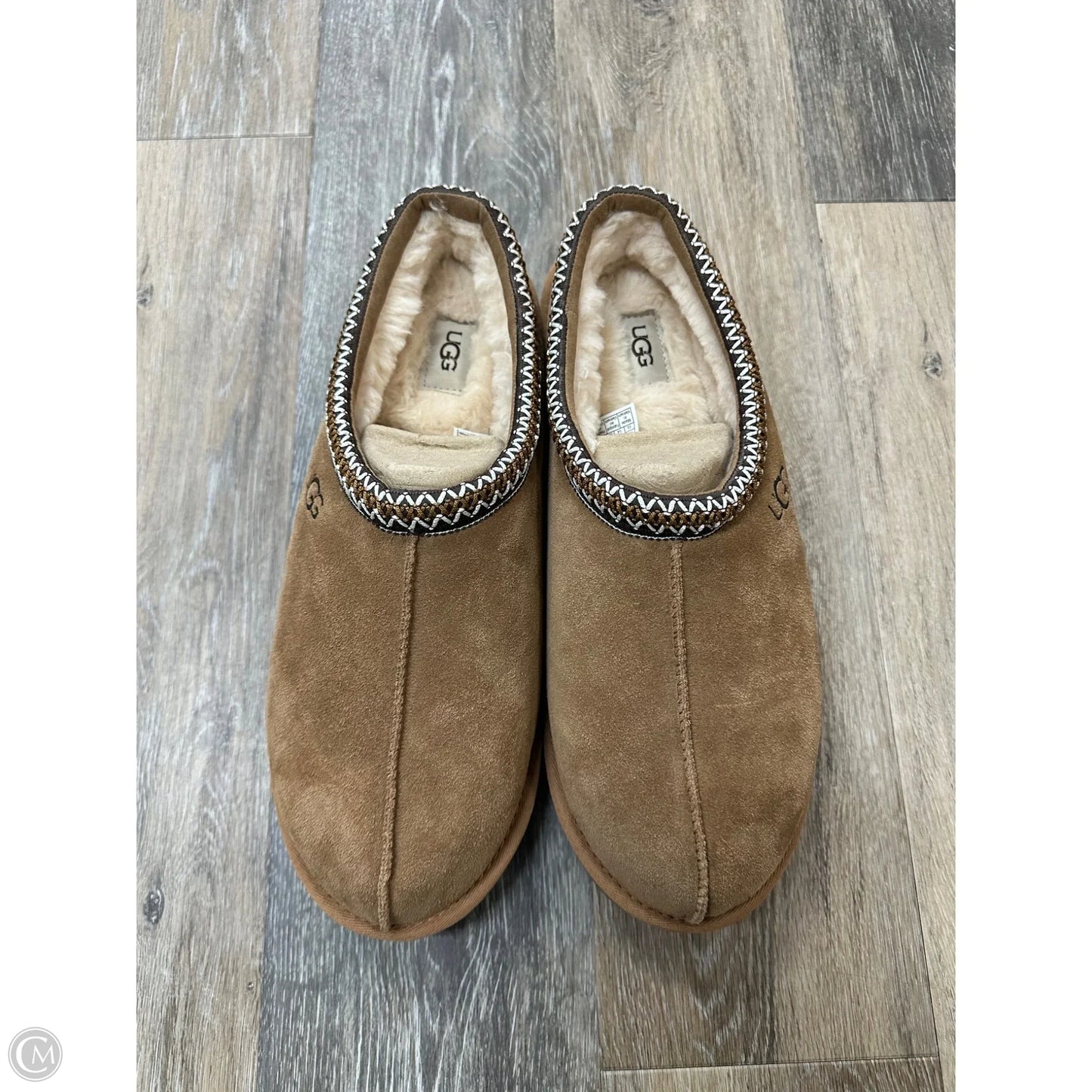 Slippers Designer By Ugg In Brown, Size: Men’s 15