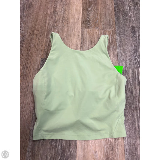 Athletic Tank Top By Lululemon In Green, Size: 6