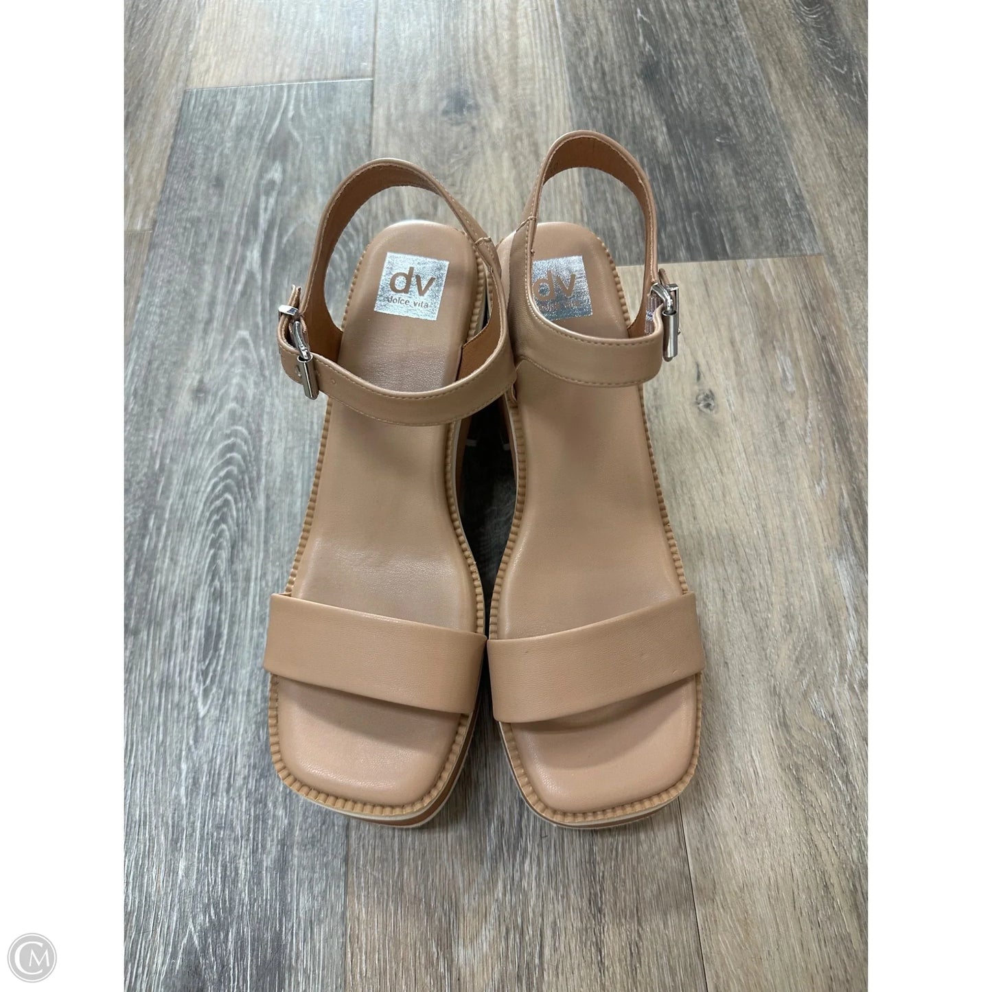 Sandals Heels Block By Dolce Vita In Brown, Size: 10