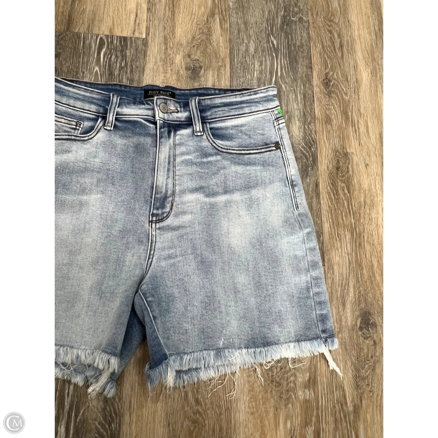 Shorts By Judy Blue In Blue Denim, Size: Xl