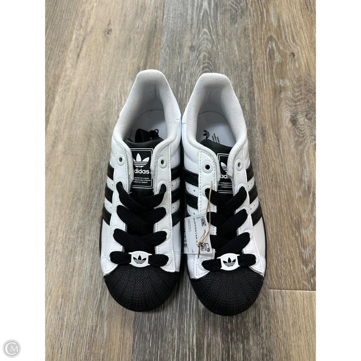 Shoes Sneakers By Adidas In Black & White, Size: 5.5