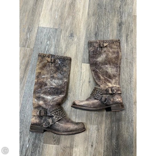 Boots Designer By Frye In Brown, Size: 8