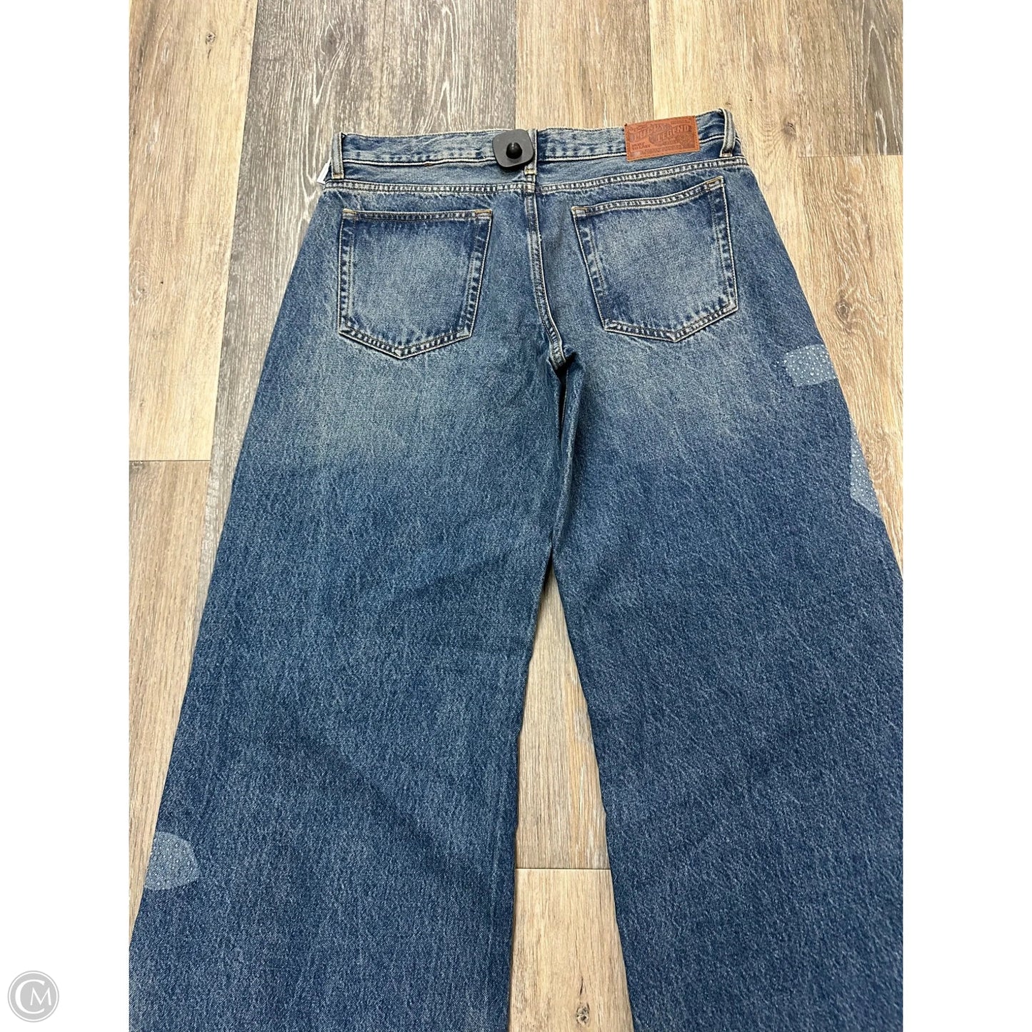 Jeans Wide Leg By Lucky Brand In Blue Denim, Size: 10