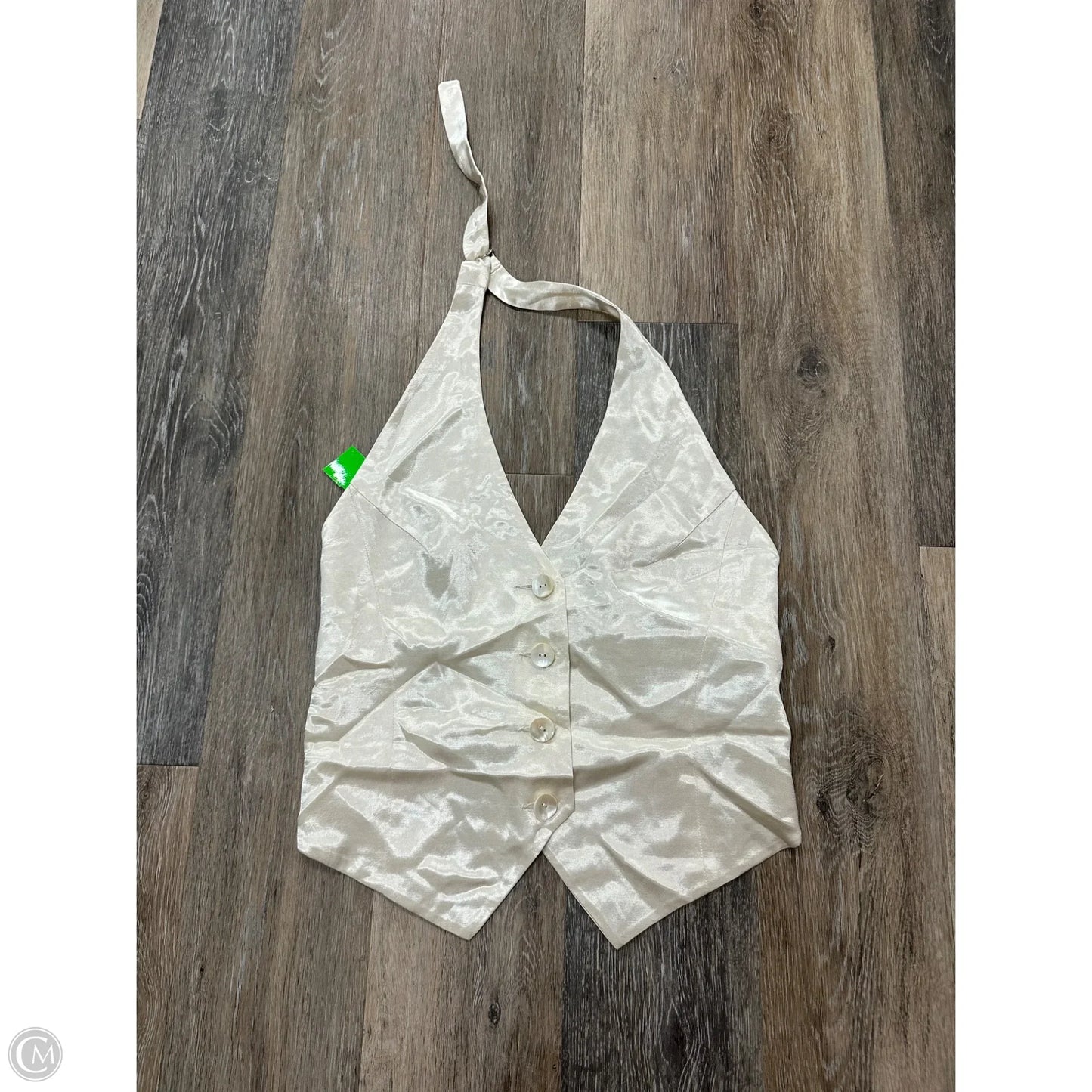 Top Sleeveless By Free People In Cream, Size: L