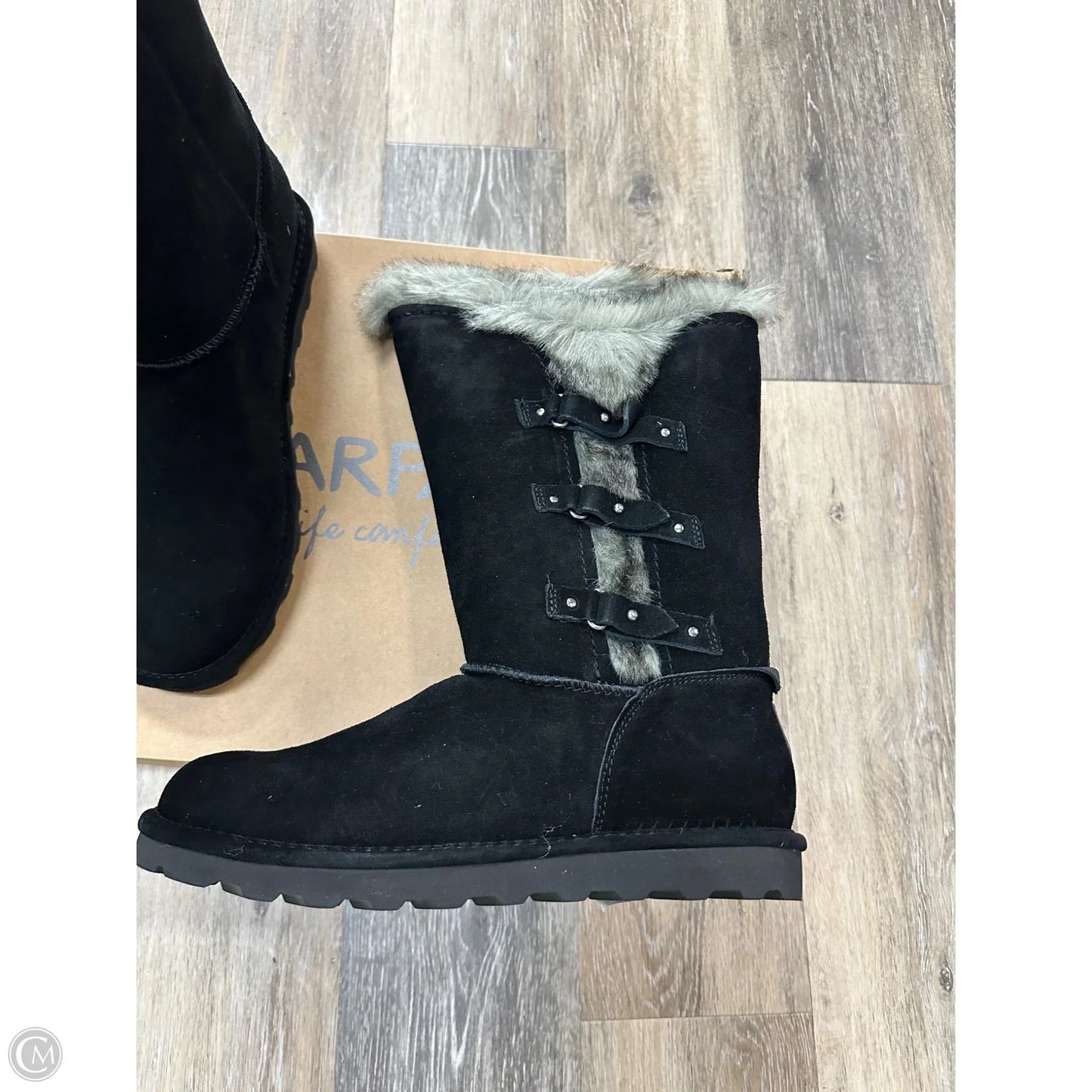 Boots Snow By Bearpaw In Black, Size: 11