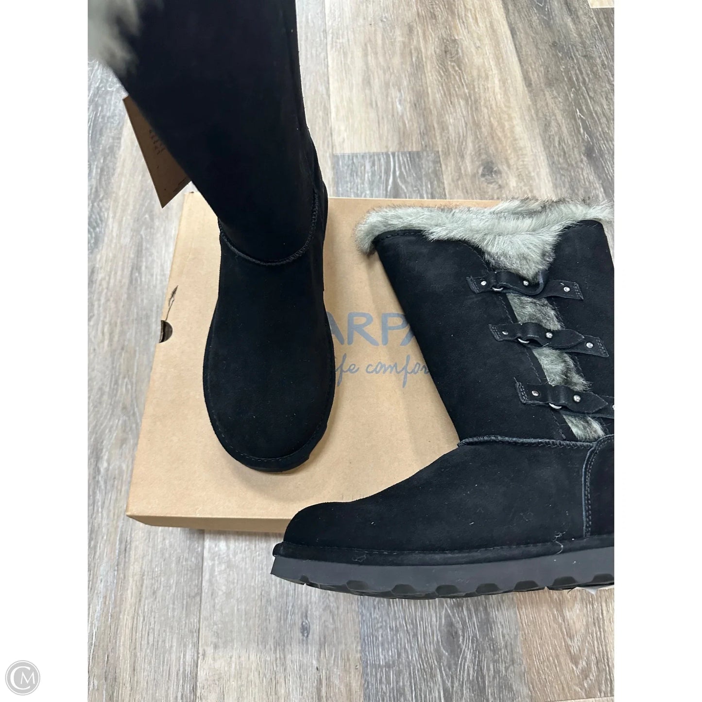 Boots Snow By Bearpaw In Black, Size: 11