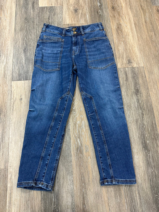 Jeans Straight By Pilcro In Blue Denim, Size: 6p