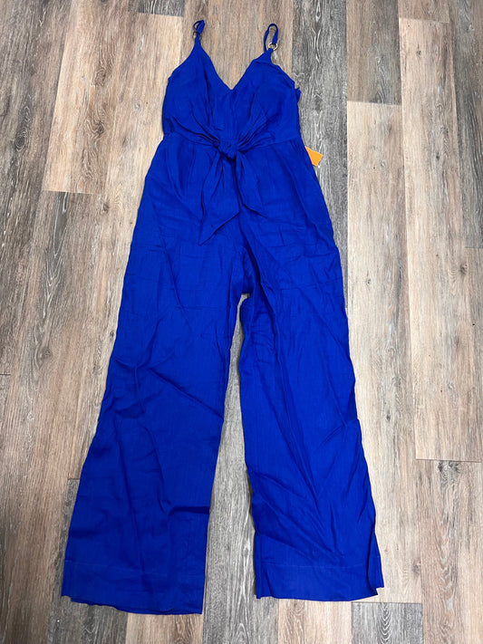 Jumpsuit Designer By Reiss In Blue, Size: 4