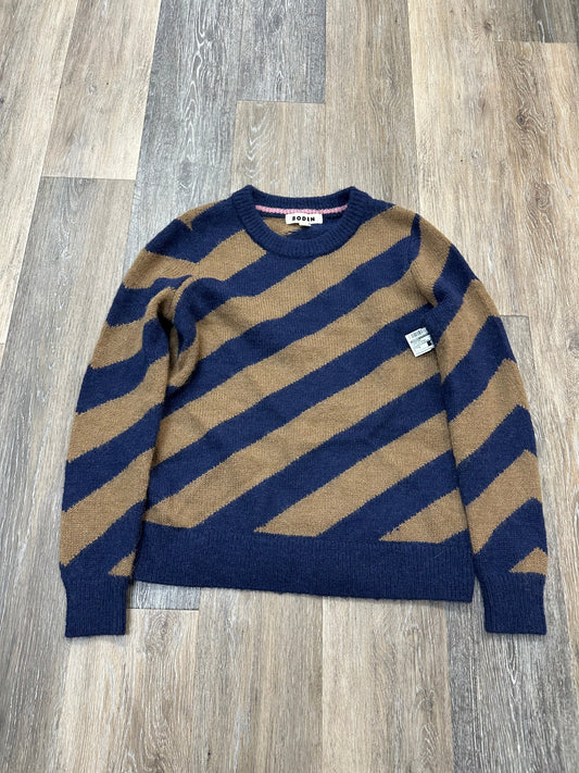 Sweater By Boden In Blue & Brown, Size: S