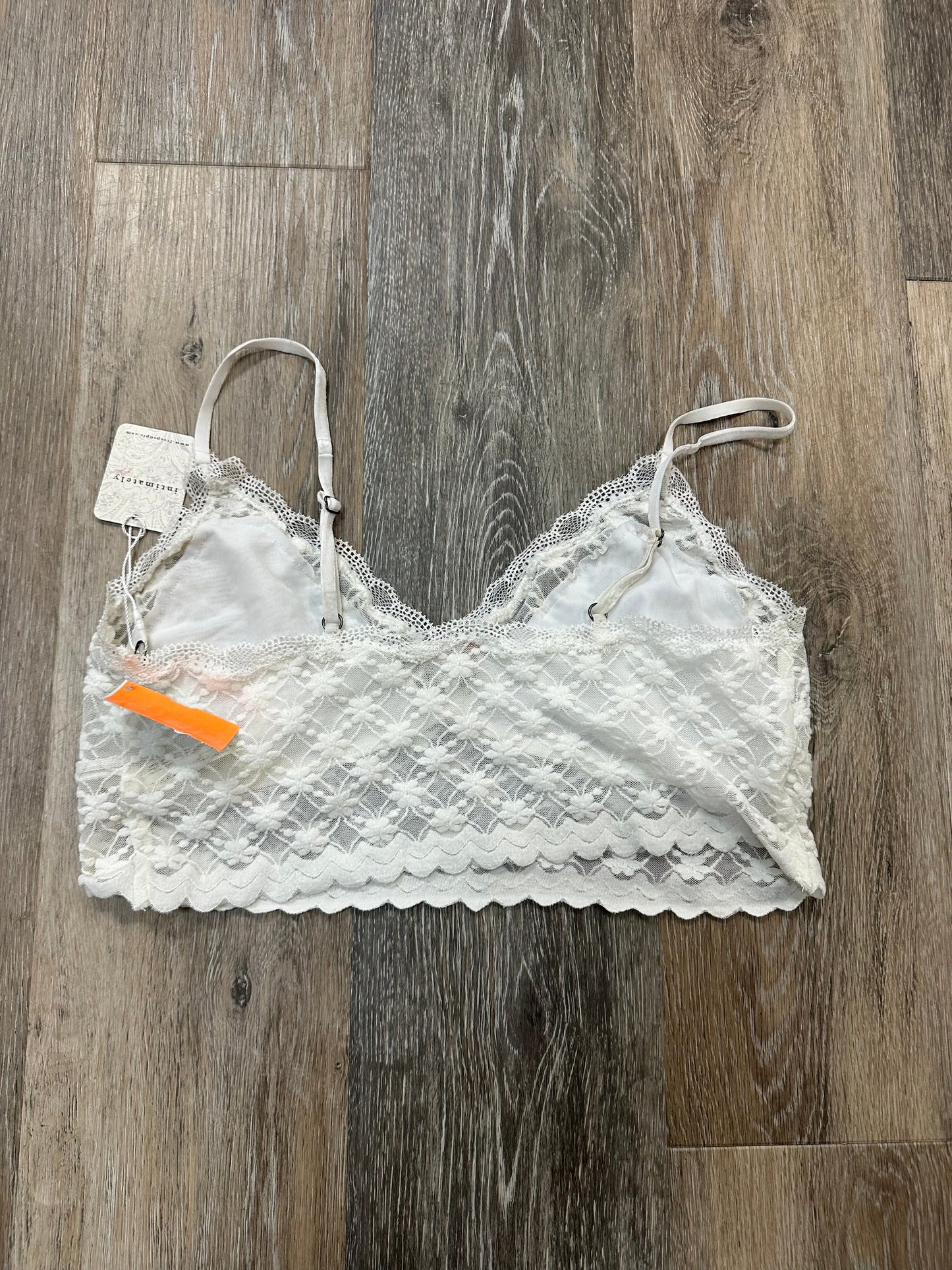 Bralette By Free People In White, Size: Xl