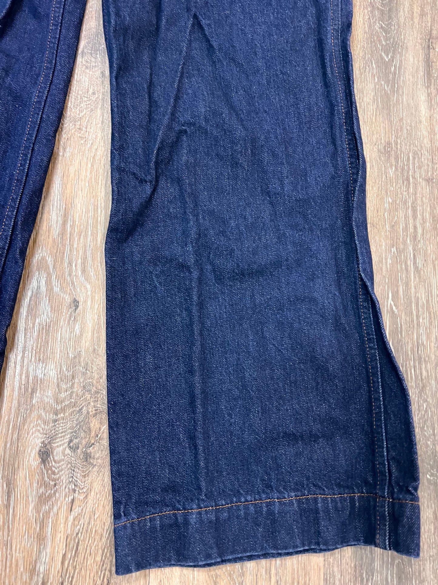 Jeans Wide Leg By Frame In Blue Denim, Size: 8/29