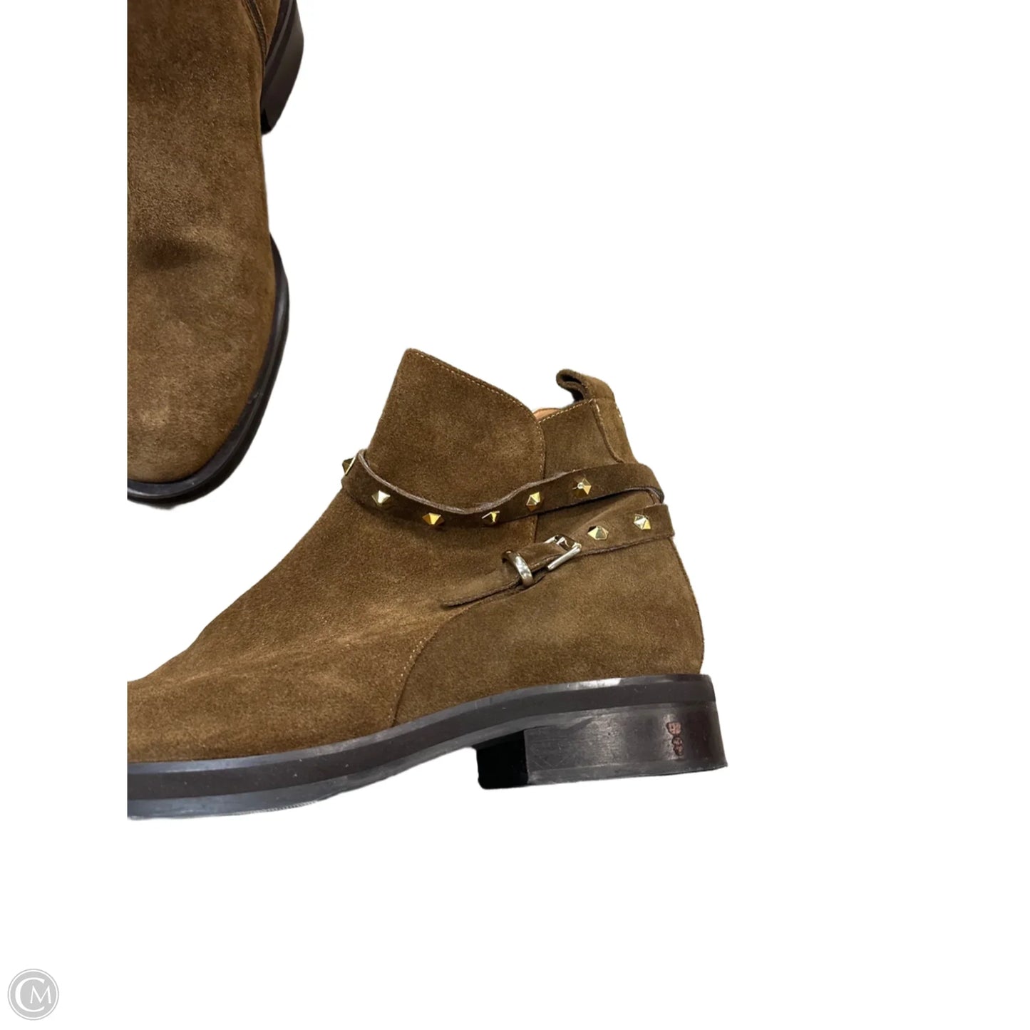 Boots Ankle Flats By Aquatalia In Brown, Size: 10