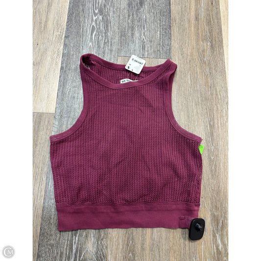 Tank Top By We The Free In Maroon, Size: Xs