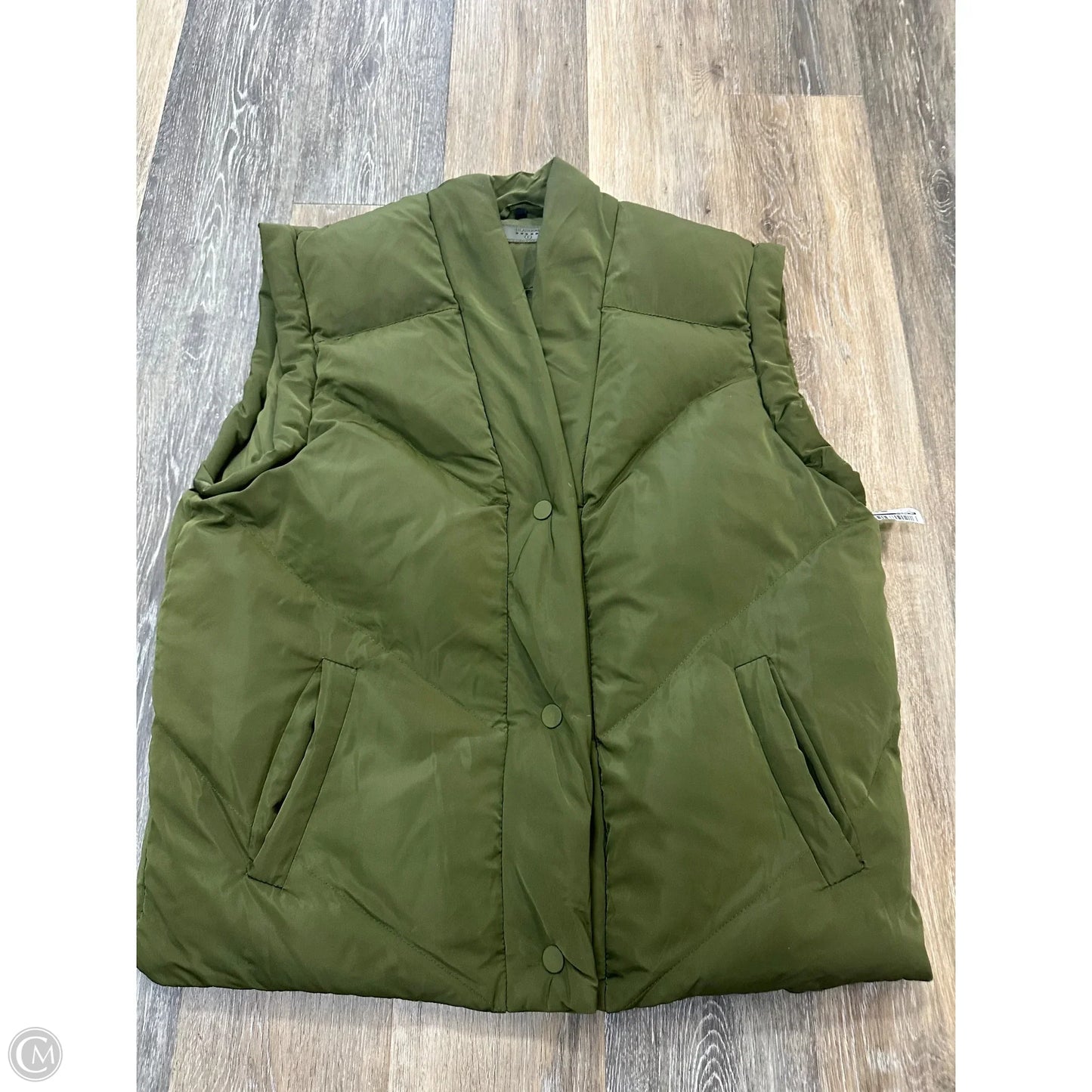 Vest Puffer & Quilted By Blanknyc In Green, Size: S