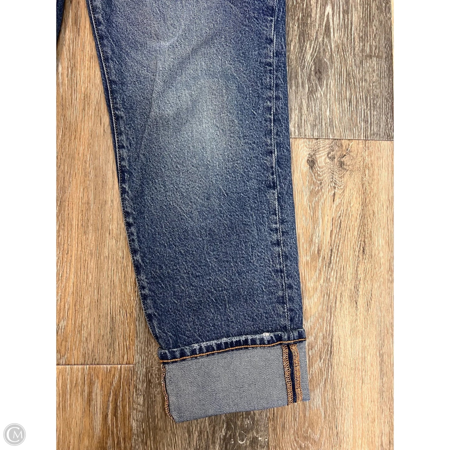 Jeans Straight By Good American In Blue Denim, Size: 2/26