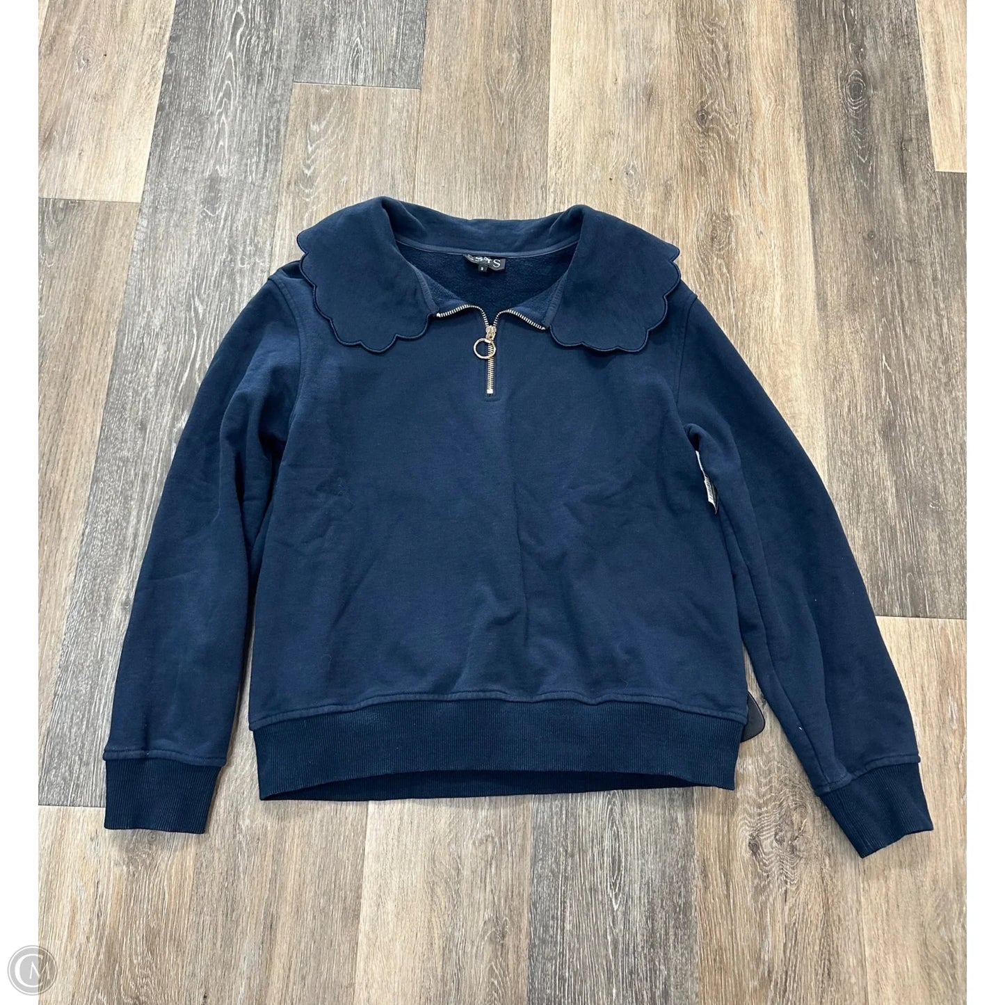 Sweatshirt Collar By Ssys The Label In Blue, Size: S