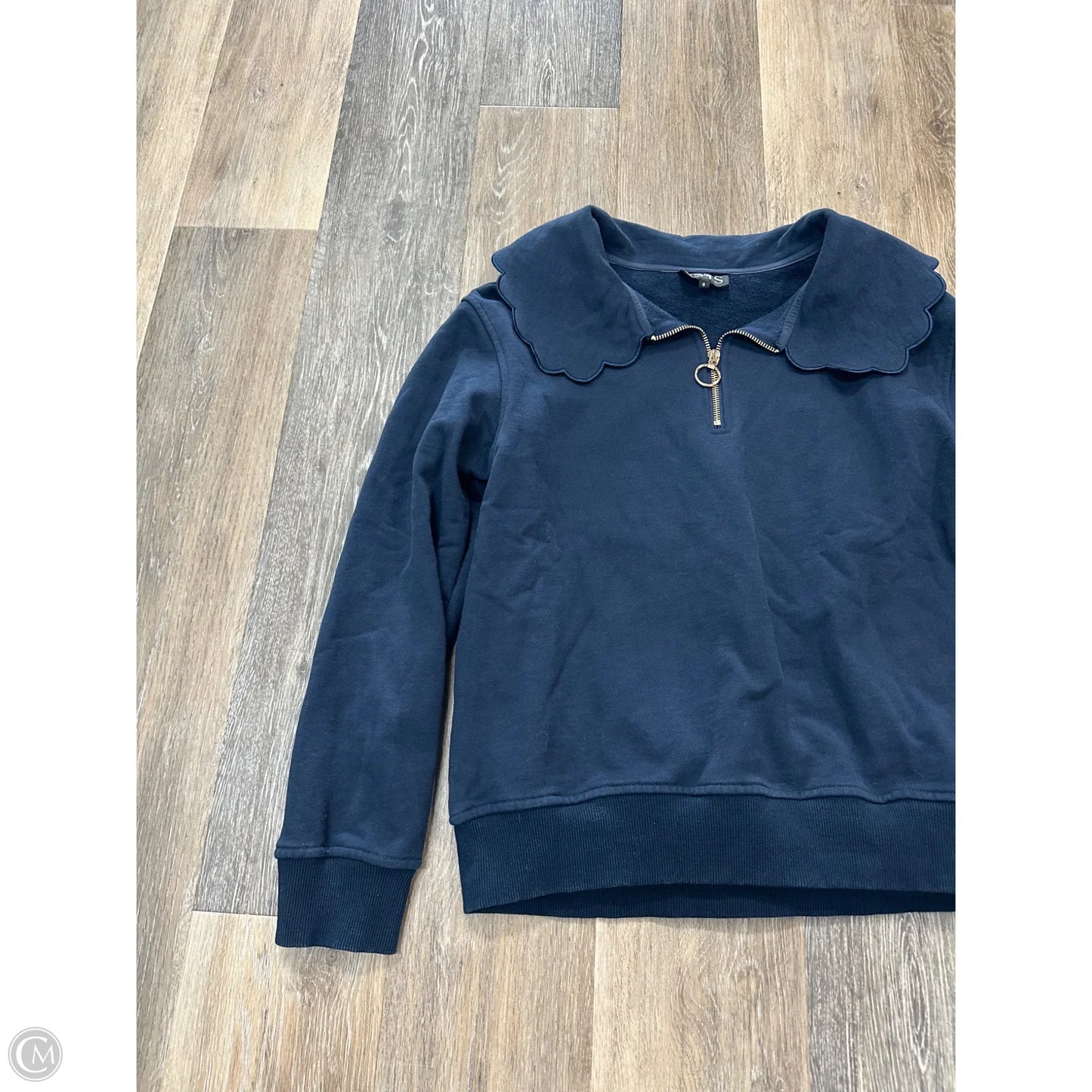 Sweatshirt Collar By Ssys The Label In Blue, Size: S