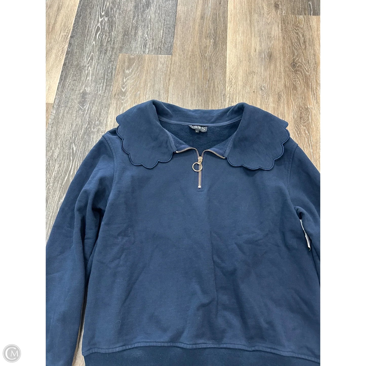Sweatshirt Collar By Ssys The Label In Blue, Size: S