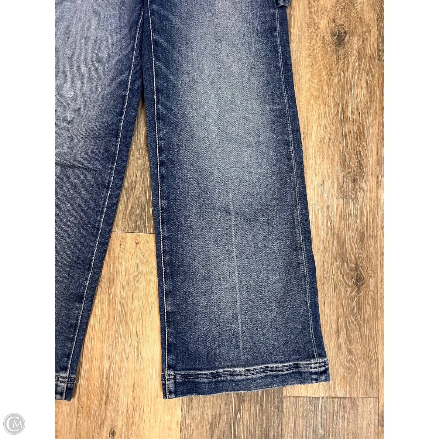 Jeans Wide Leg Designer By Paige In Blue Denim, Size: 0/24